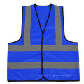 Blue ANSI Class 2 Economy Safety Vest Hi Visibility Reflective Safety Vest Waistcoat